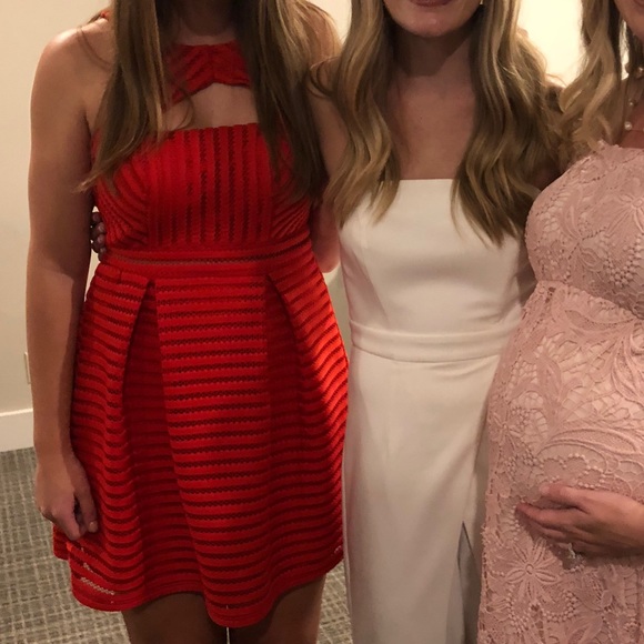 Red Cocktail Dress - Picture 7 of 7